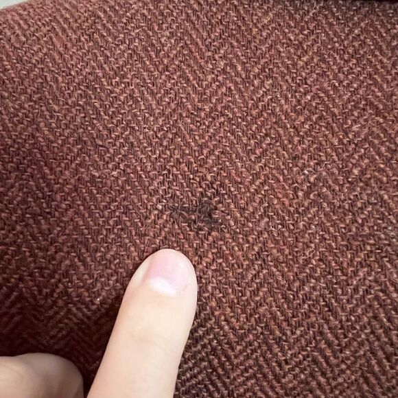 L.L. Bean wool blend blazer with shoulder padding - Picture 7 of 12